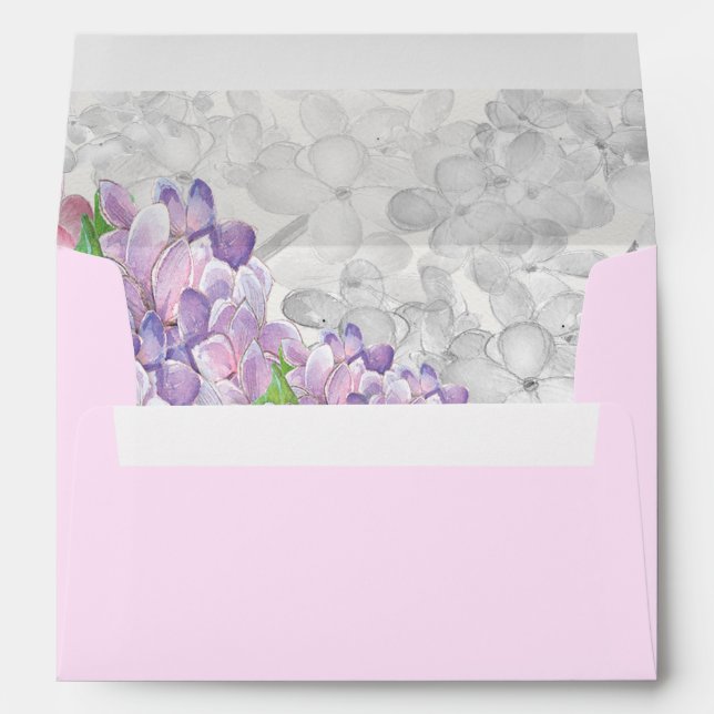 Lilac Loveliness Envelope (Back (Bottom))