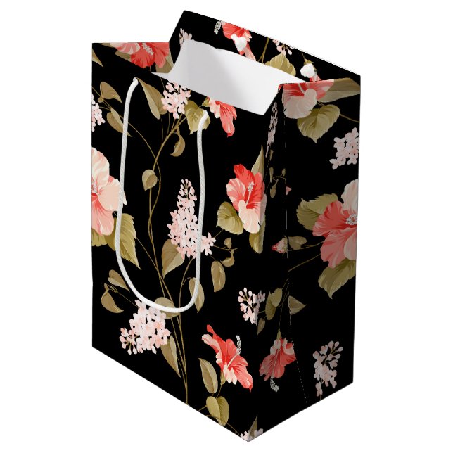   lilac   medium gift bag (Front Angled)