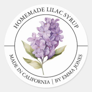 Lilac Modern label