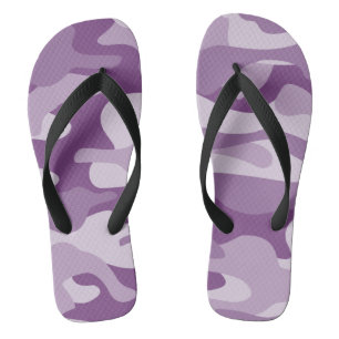 Lilac Monocolor Camo Jandals