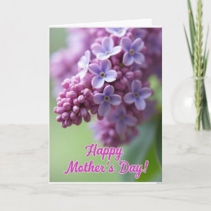 Lilac Mothers Day Card