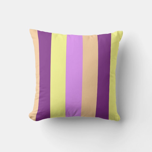 Lilac Pasture Throw Pillow (Front)