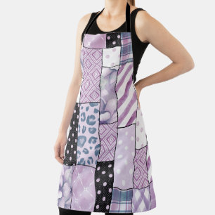 Lilac Patchwork Apron – Summer Kitchen Style