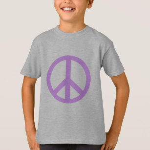 Lilac Peace Sign Products T-Shirt