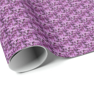 Lilac Photo Tiled Half Drop Wrapping Paper