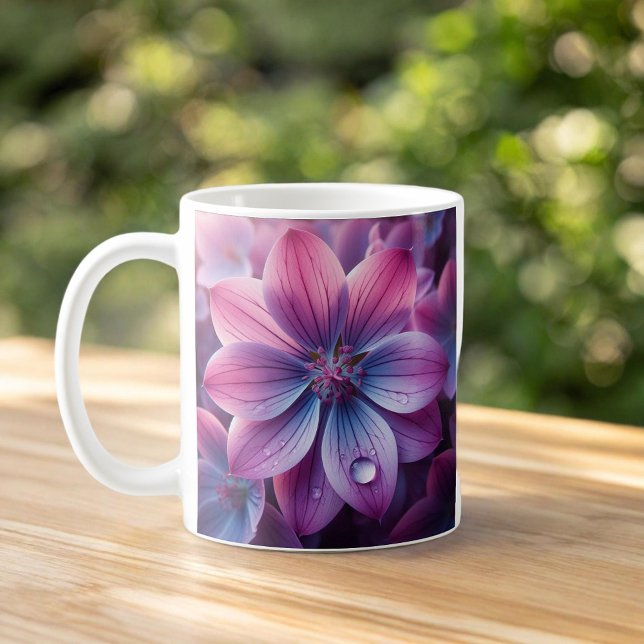 Lilac Pink and Purple Spring Flower Coffee Mug (Creator Uploaded)