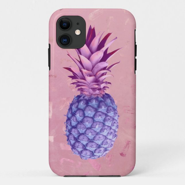 Lilac Pink Glitter Pineapple   Case-Mate iPhone Case (Back)
