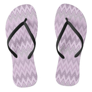 Lilac, pink , zigzag jandals