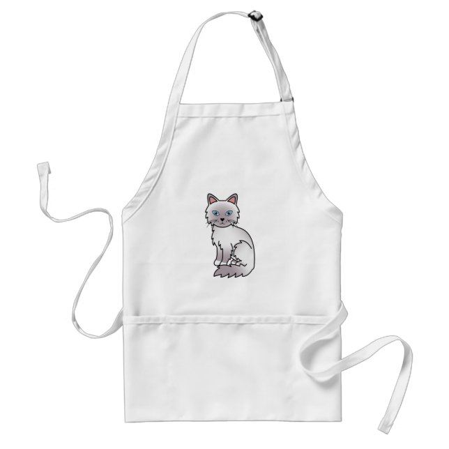Lilac Point Birman / Ragdoll Cat Standard Apron (Front)