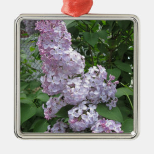Lilac Pretty Purple Metal Tree Decoration