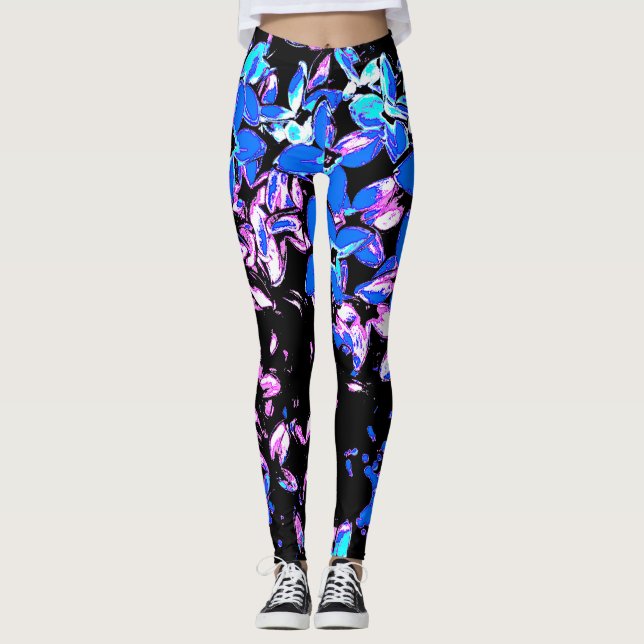 Lilac psy leggings (Front)