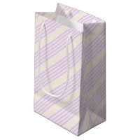 Lilac purple and beige five stripes pattern