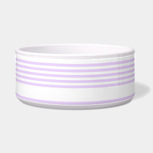 Lilac purple and white five stripes pattern