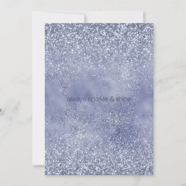Lilac Purple Glitter Glitz sparkle glam (Front)