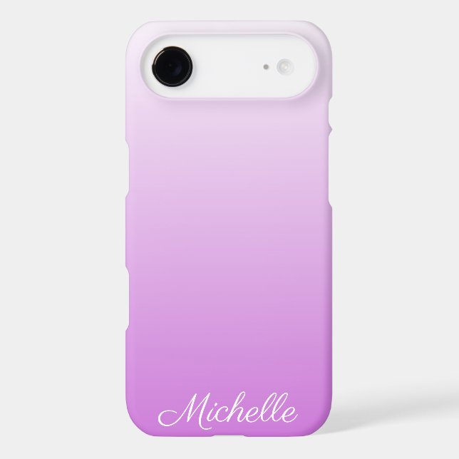 Lilac purple ombre personalised name (Back)