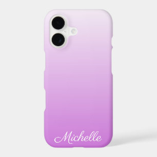 Lilac purple ombre personalised name