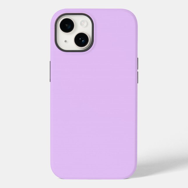 Lilac-Purple, solid pastel colour, Case-Mate iPhone Case (Back)