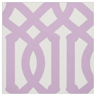 Lilac Purple Trellis Large Scale Fabric