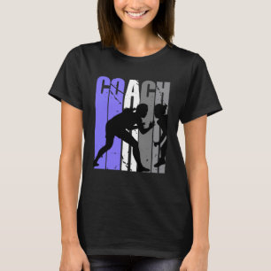 Lilac Purple Wrestling Coach Wrestling Instructor T-Shirt
