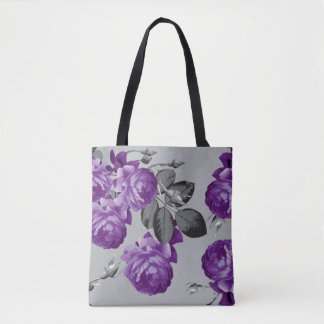 Lilac Rose Shopper- Tote Bag
