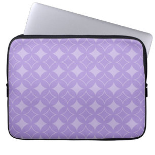 Lilac shippo pattern laptop sleeve