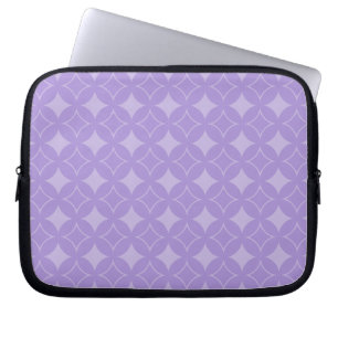Lilac shippo pattern laptop sleeve