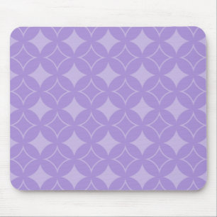 Lilac shippo pattern mouse pad