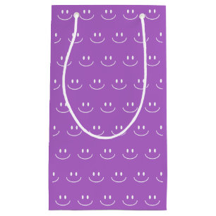 Lilac Smile Pattern Gift Bag