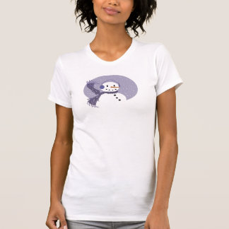 Lilac Snowman T-Shirt