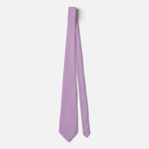 Lilac Solid Colour Neck Tie
