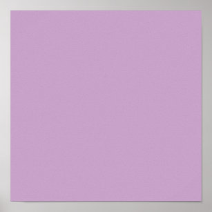 Lilac Solid Colour Poster