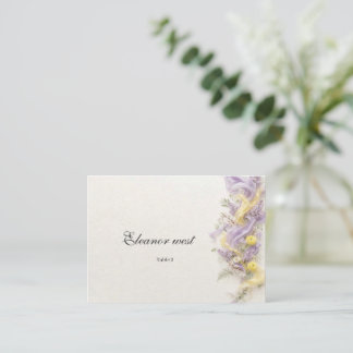 Lilac Spring Garden Place Card