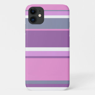 Lilac stripes Case-Mate iPhone case