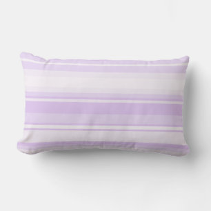 Lilac stripes lumbar cushion
