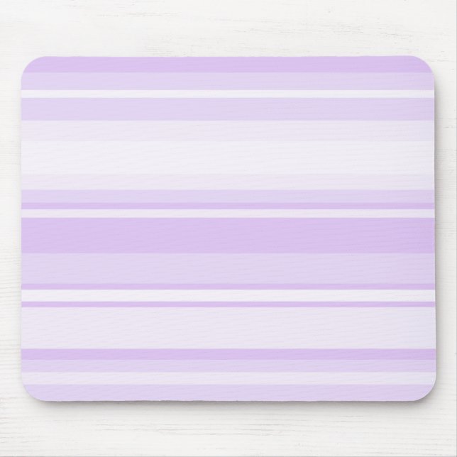 Lilac stripes mouse pad (Front)