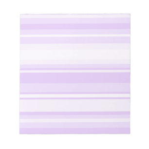 Lilac stripes notepad