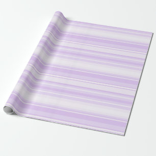 Lilac stripes wrapping paper