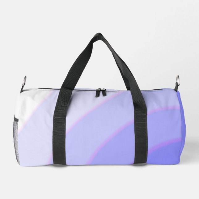 Lilac  Swirls  Duffle Bag (Back)