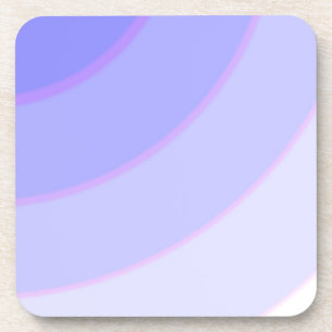 Lilac Swirls Plastic Coaster