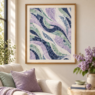 Lilac Tessera Dance Art Print