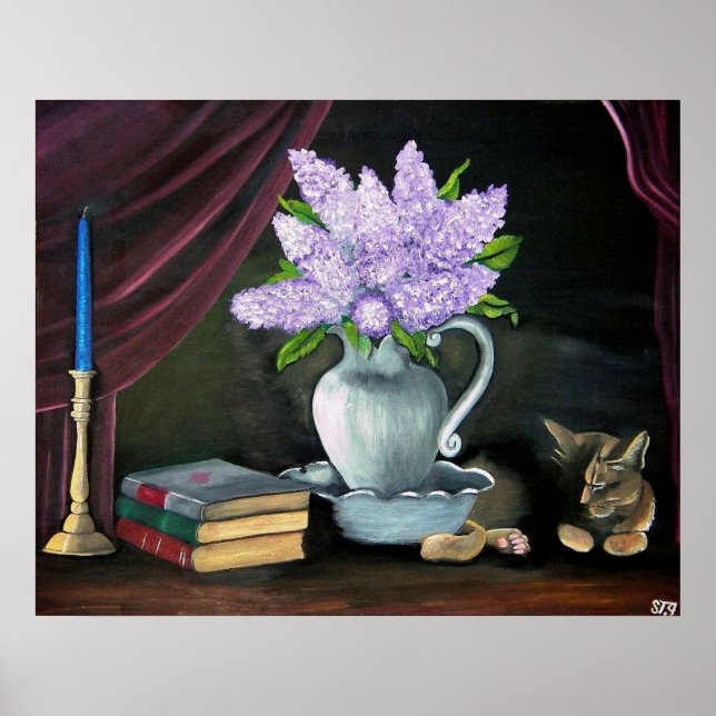 Lilac Tranquillity Poster (Front)