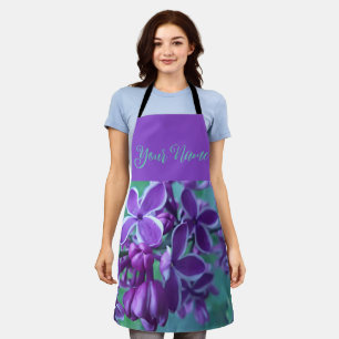 Lilac variety of colours apron