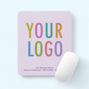 Lilac Violet Purple Mouse Pad Custom Logo Non Slip