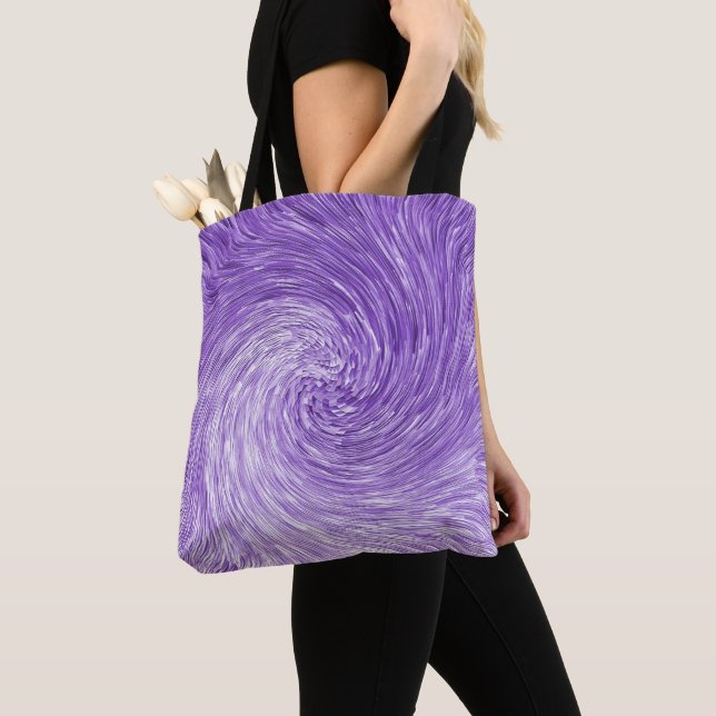 Lilac whirl....... tote bag (Close Up)
