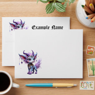 Lilac Whisper – Enchanted Forest Guardian. Envelope