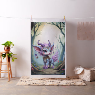 Lilac Whisper – Enchanted Forest Guardian. Fabric