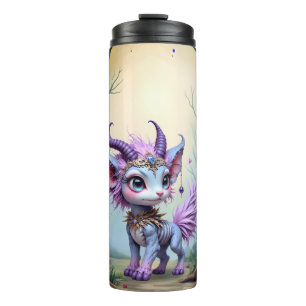 Lilac Whisper – Enchanted Forest Guardian.  Thermal Tumbler