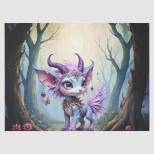 Lilac Whisper – Enchanted Forest Guardian.  Tissue Paper