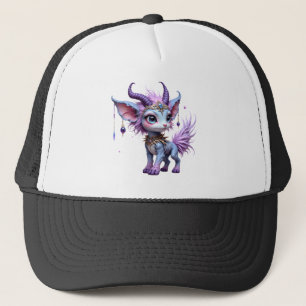 Lilac Whisper – Enchanted Forest Guardian.  Trucker Hat