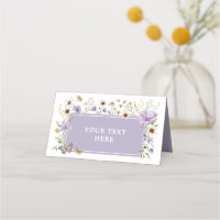 Lilac Wildflower Baby in Bloom Food Label